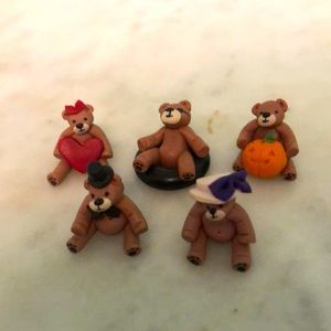 CUTE - CUTE. 5 Minature Bears
